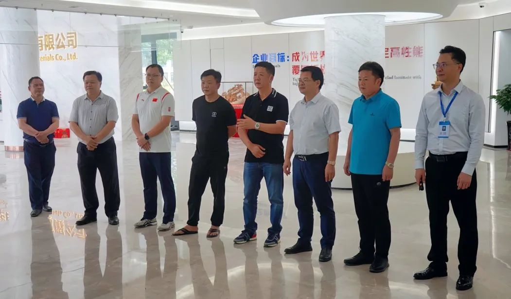 立讯精密王来胜副董事长一行到云开体育在线登录-云开(中国)材料考察